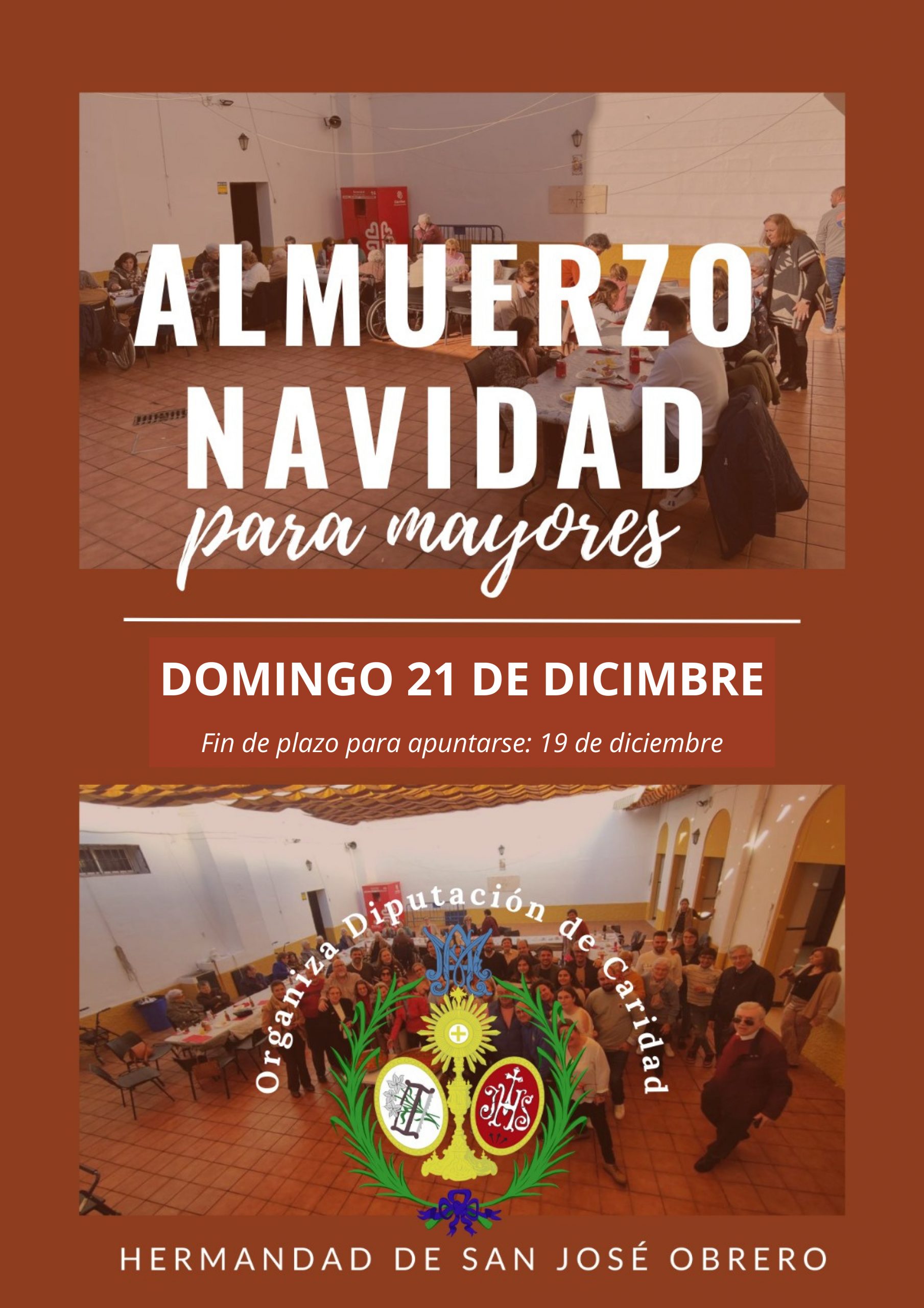 ALMUERZO DE NAVIDAD PARA MAYORES CARIDAD