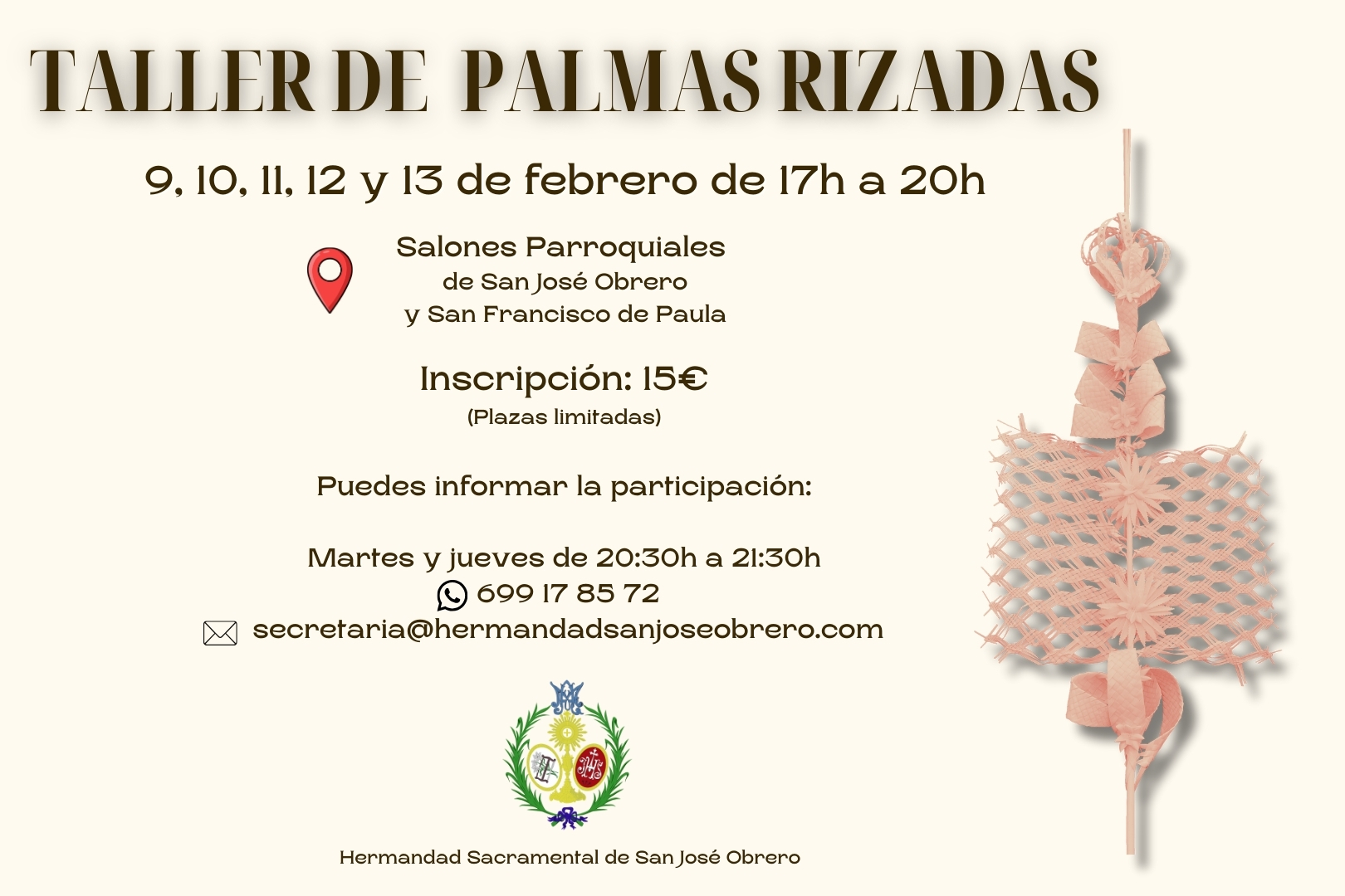 TALLER DE PALMAS HERMANDAD