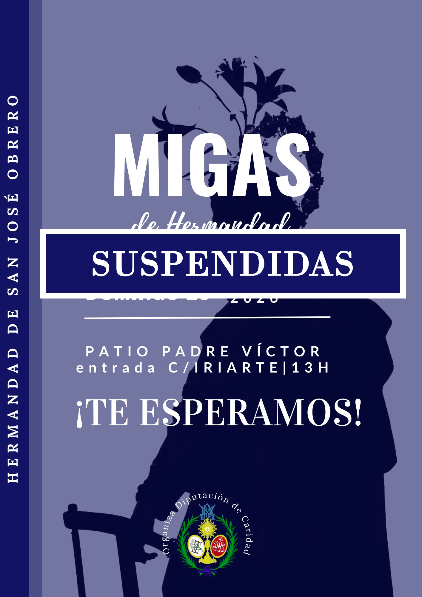 SUSPENDIDAS MIGAS DE HERMANDAD CARIDAD